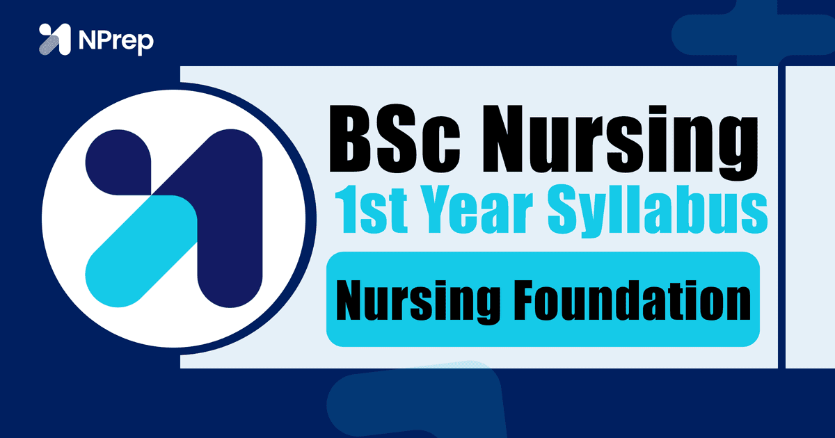 BSc Nursing 1st Year Syllabus 2026 - Nursing Foundations I (INC Revised)